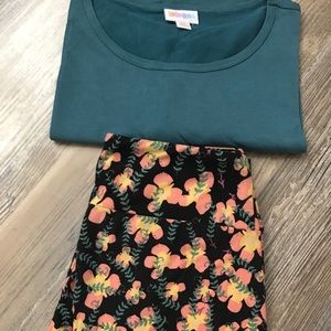 LuLaRoe Irma and Leggings Set